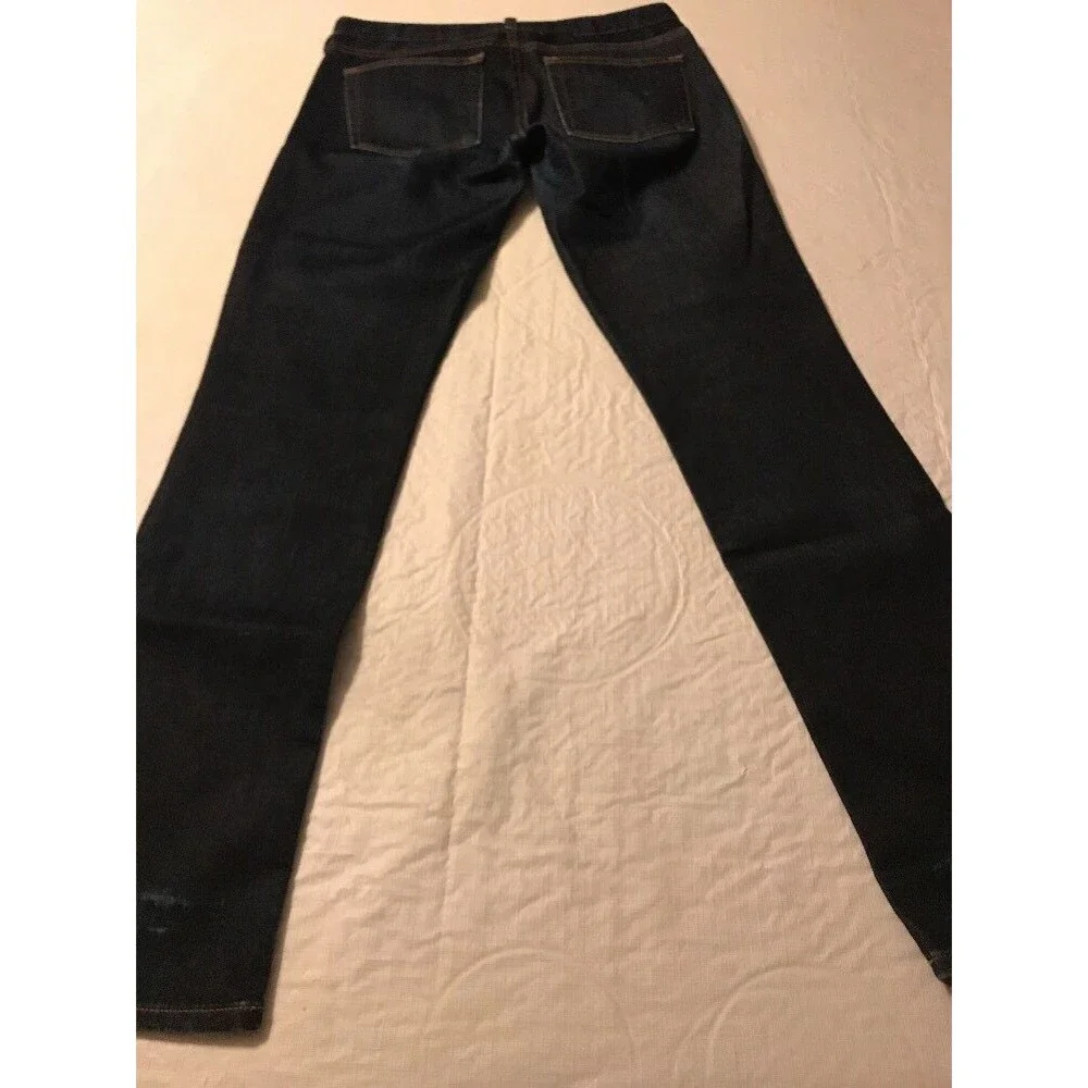 J. Crew Women's Jeans Matchstick Slim Straight Leg Dark Stretch Size 27 S X 31